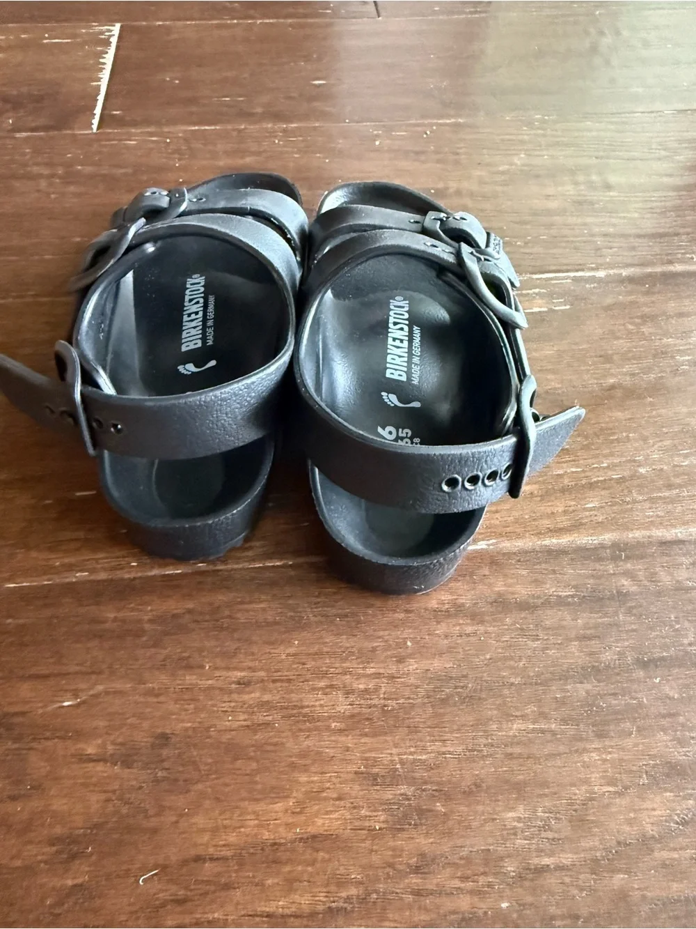Birkenstock Milano EVA black kids Sz 26 (8) nwot